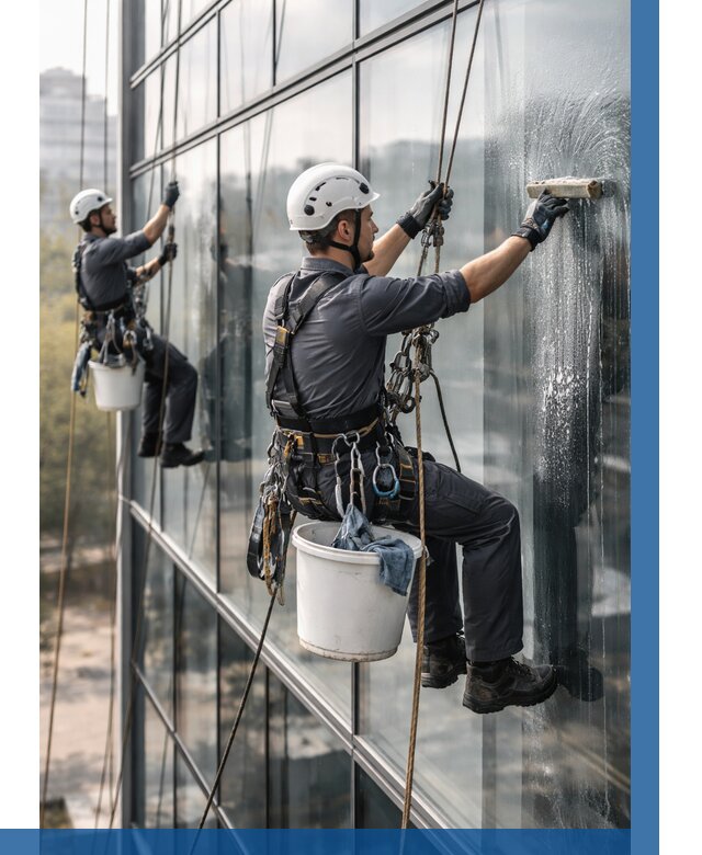 Мойка сплошного остекления в Ростове-на-Доне, заказать от 313 р.| ВЫСОТНИК-Рст