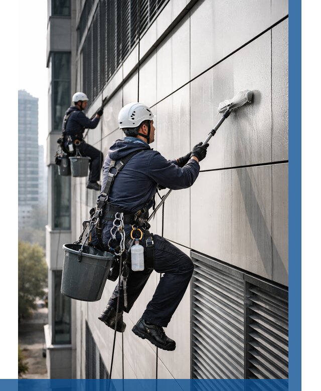 Мойка вентилируемого фасада в Ростове-на-Доне от 261 р. | ВЫСОТНИК-Рст