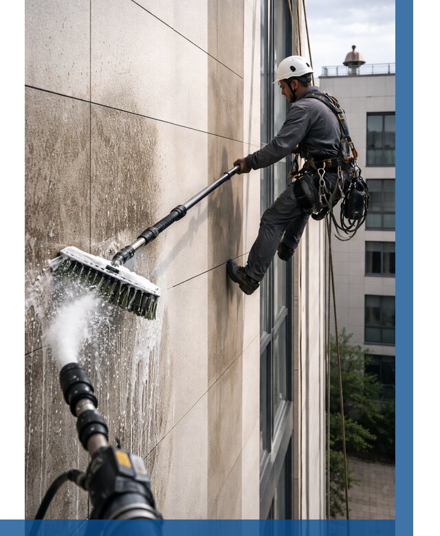 Мойка фасада из керамогранита в Ростове-на-Доне от 313 р. | ВЫСОТНИК-Рст