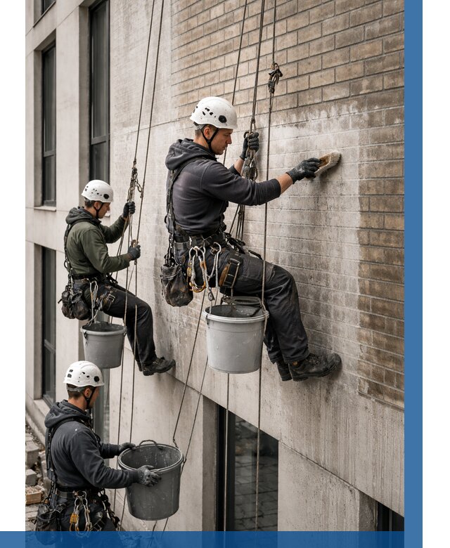 Удаление высолов с фасада в Ростове-на-Доне от 261 р. | ВЫСОТНИК-Рст