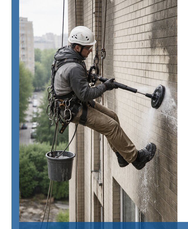 Очистка фасада от копоти в Ростове-на-Доне профессионально и безопасно