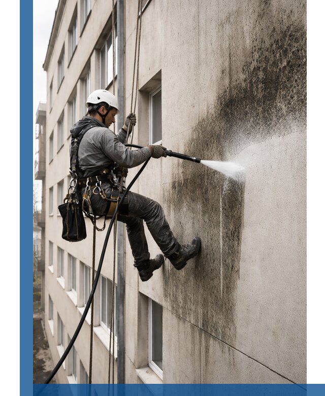 Профессиональная очистка фасадов от плесени в Ростове-на-Доне