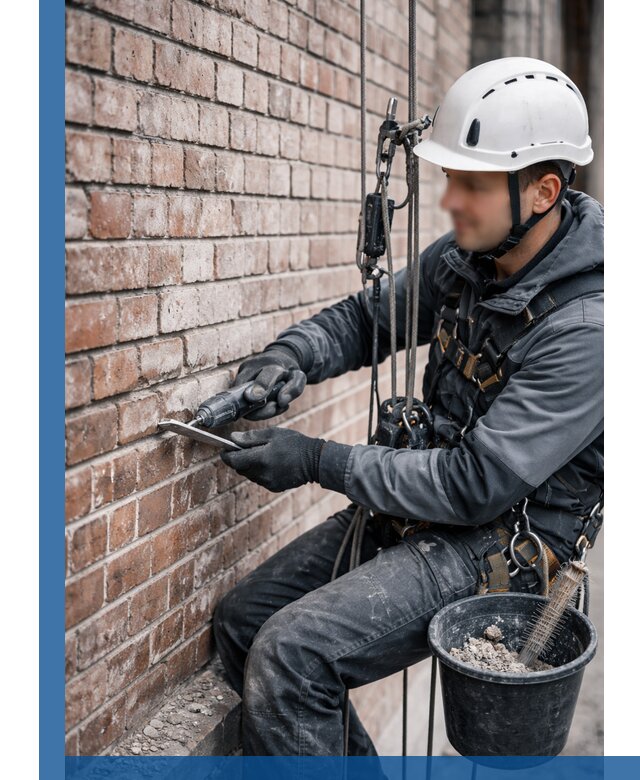 Расшивка кирпичных швов фасадов и стен, ремонт в Ростове-на-Доне