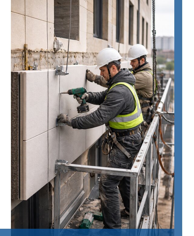 Монтаж фасадных термопанелей в Ростове-на-Доне от 1564 р. | ВЫСОТНИК-Рст