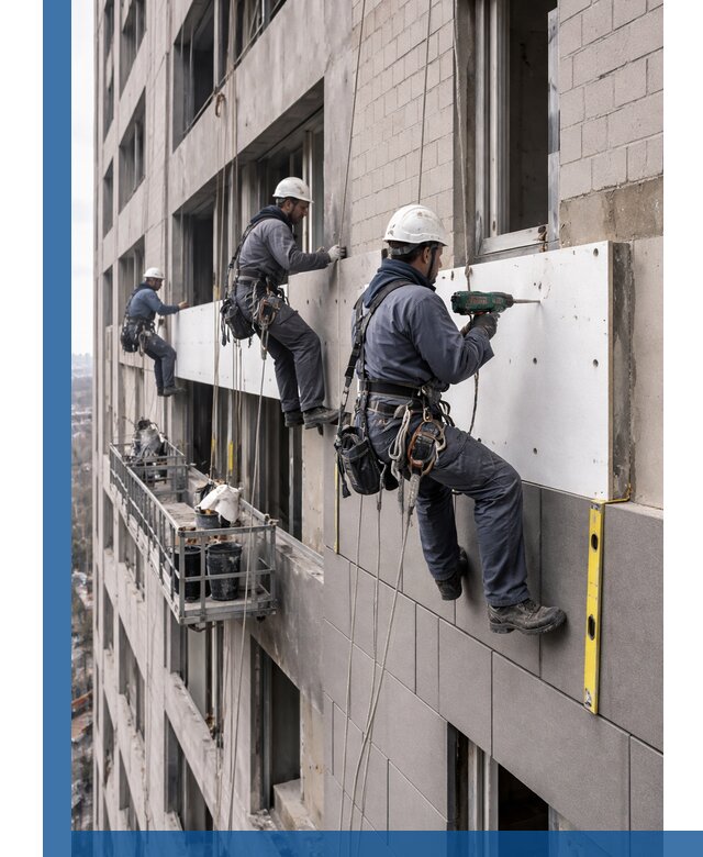 Монтаж фасадных термопанелей высокого качества в Ростове-на-Доне