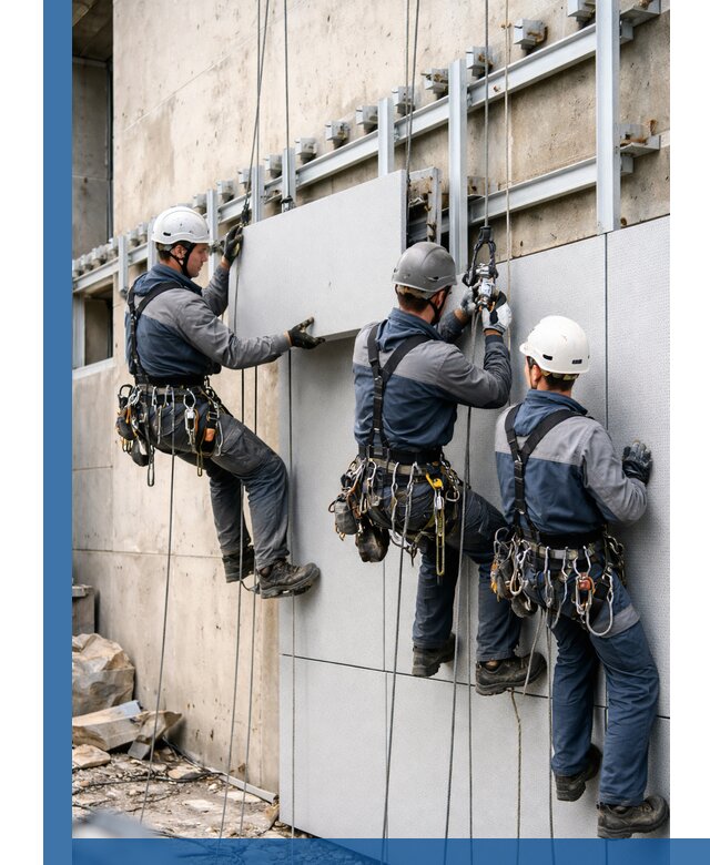 Монтаж вентилируемого фасада в Ростове-на-Доне под ключ с гарантией качества