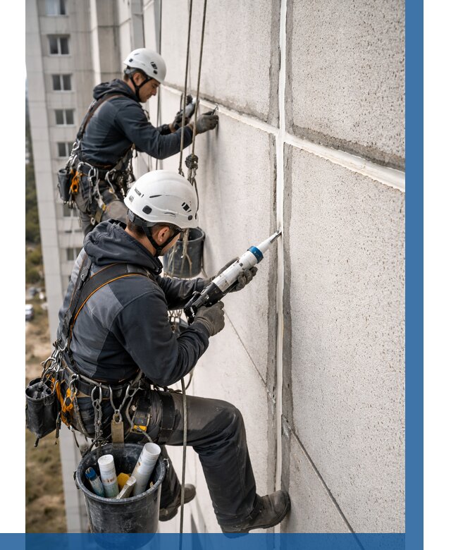 Герметизация межпанельных швов в Ростове-на-Доне от 730 р. | ВЫСОТНИК-Рст