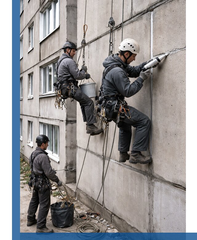Герметизация межпанельных швов в Ростове-на-Доне с гарантией герметичности