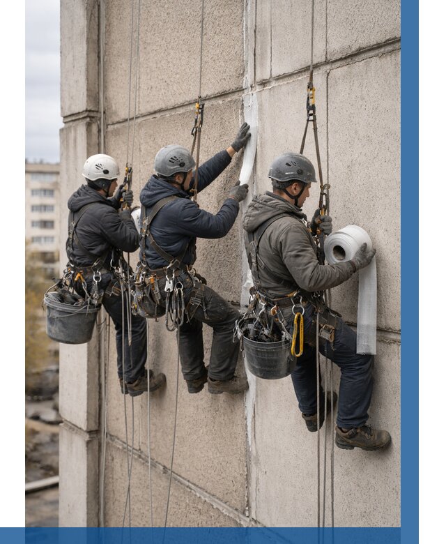 Ремонт межпанельных швов в Ростове-на-Доне от 782 р. | ВЫСОТНИК-Рст