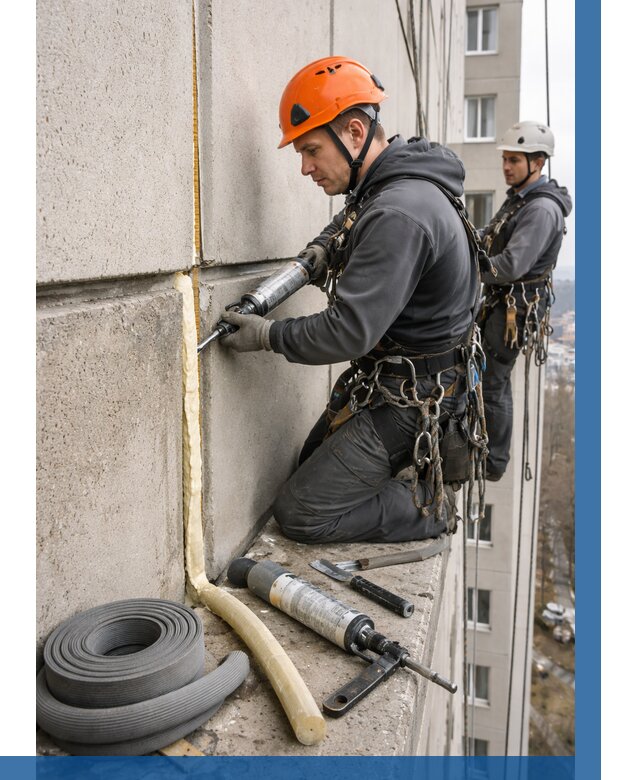 Теплый шов межпанельные швы в Ростове-на-Доне от 730 р. | ВЫСОТНИК-Рст