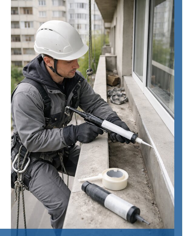 Герметизация швов лоджии в Ростове-на-Доне от 4693 р. | ВЫСОТНИК-Рст