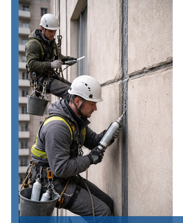 Герметизация деформационных швов фасада в Ростове-на-Доне качественно