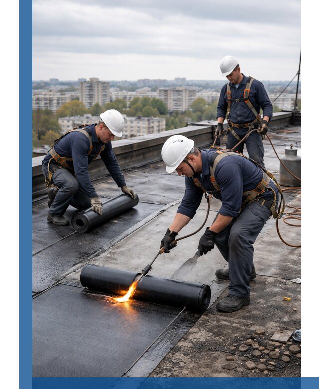 Ремонт наплавляемой кровли в Ростове-на-Доне качественно и надежно