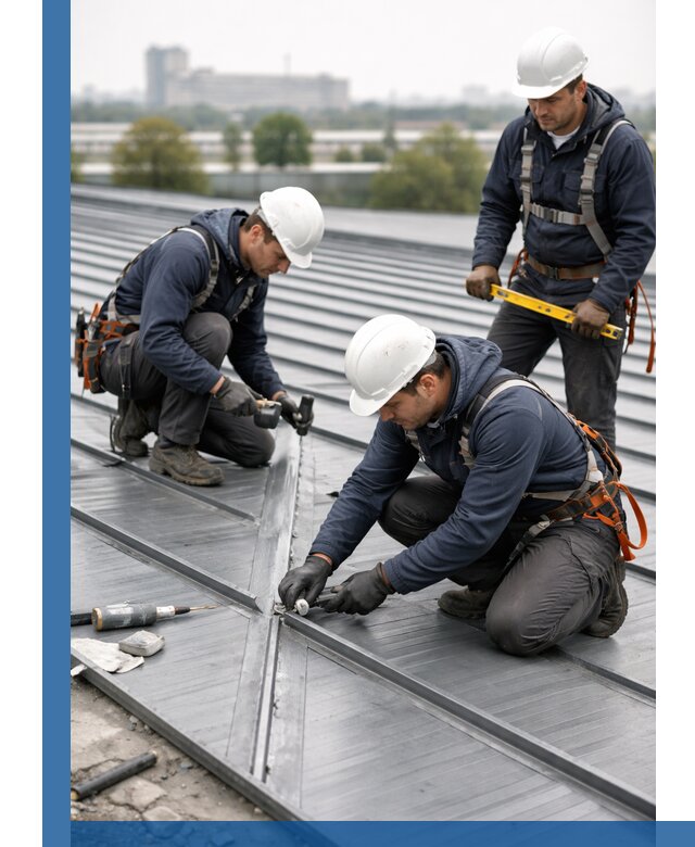 Ремонт фальцевой кровли в Ростове-на-Доне срочно и качественно