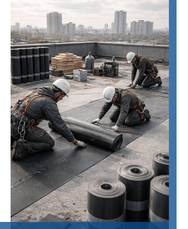 Монтаж мягкой кровли под ключ в Ростове-на-Доне от 469 р. | ВЫСОТНИК-Рст