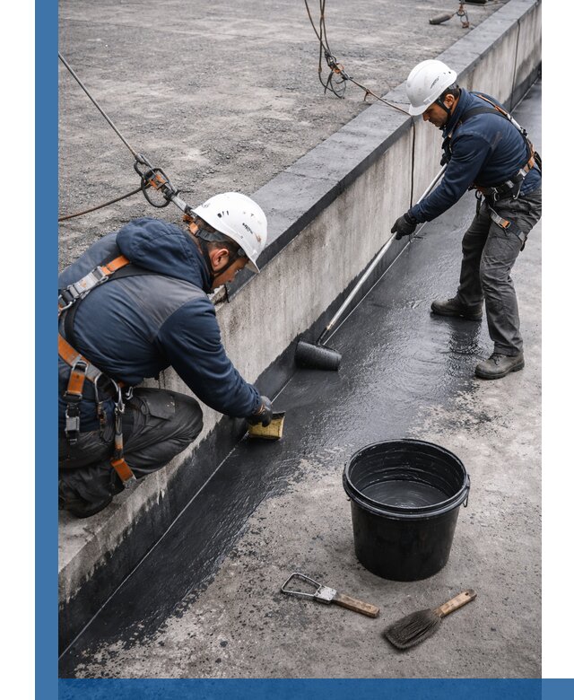 Гидроизоляция кровли жидкой резиной профессионально в Ростове-на-Доне