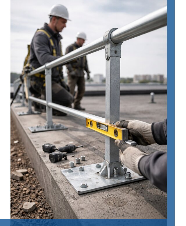 Монтаж кровельного ограждения в Ростове-на-Доне от 1251 р. | ВЫСОТНИК-Рст