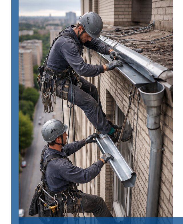 Ремонт водосточных желобов в Ростове-на-Доне, быстро и качественно