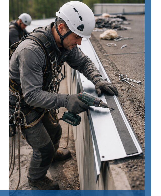 Монтаж капельника на кровле в Ростове-на-Доне от 313 р. | ВЫСОТНИК-Рст