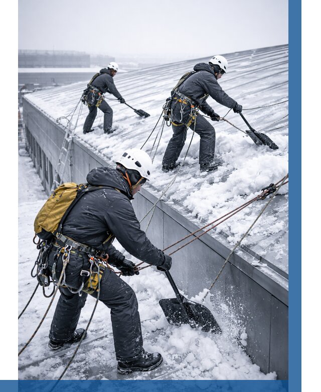 Очистка навесов от снега в Ростове-на-Доне от 4693 р. | ВЫСОТНИК-Рст