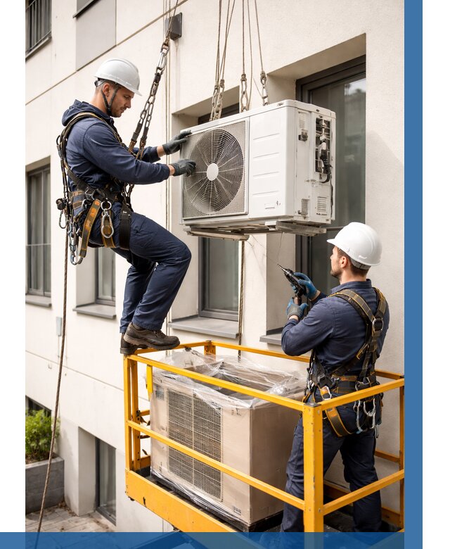 Демонтаж внешнего блока кондиционера в Ростове-на-Доне от 3650 р. | ВЫСОТНИК-Рст