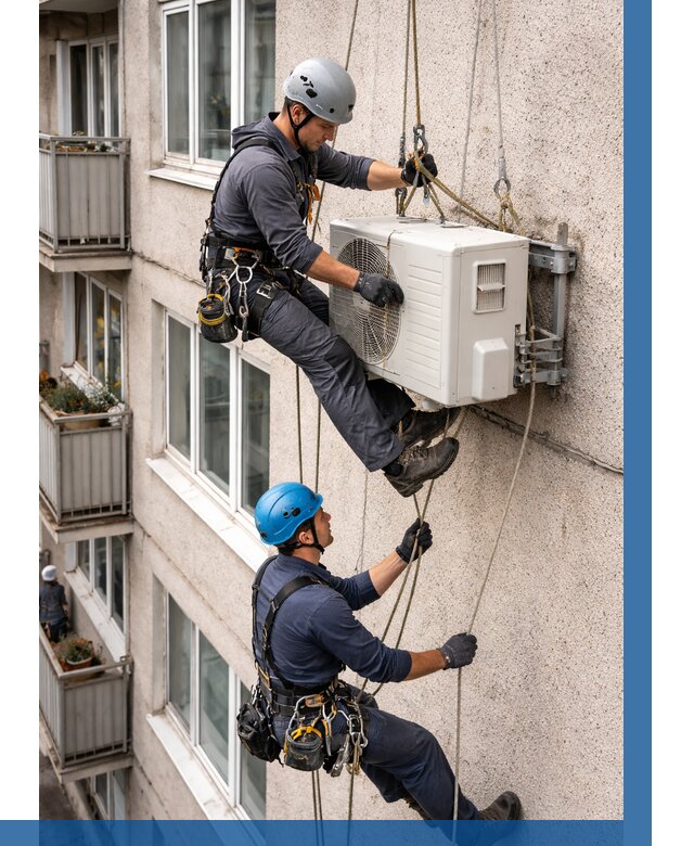 Перенос внешнего блока кондиционера в Ростове-на-Доне от 9386 р.| ВЫСОТНИК-Рст