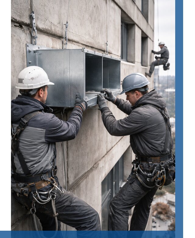 Монтаж вентиляционных коробов в Ростове-на-Доне от 3129 р. | ВЫСОТНИК-Рст