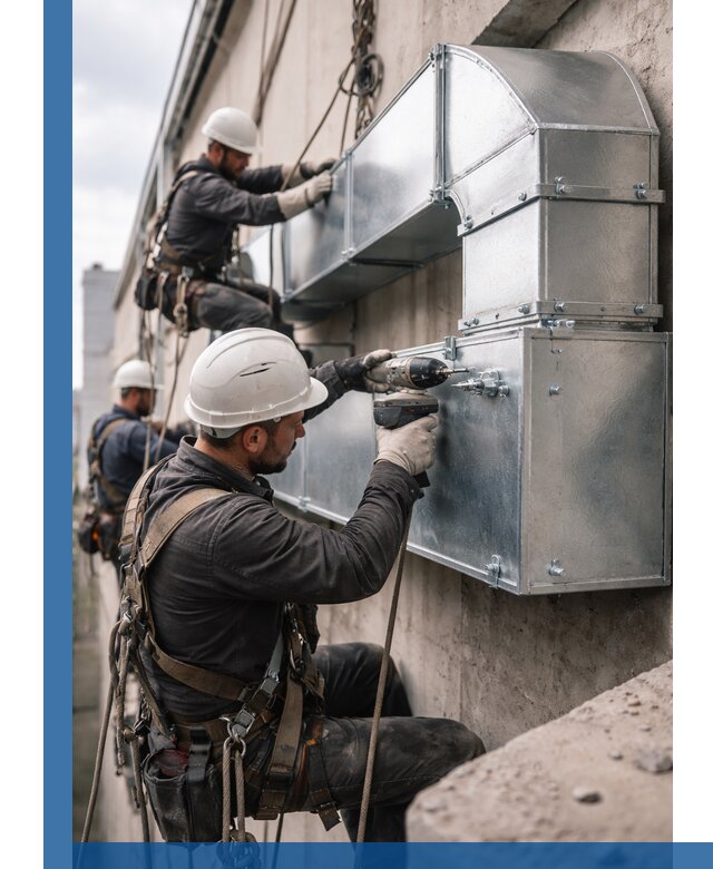 Профессиональный монтаж вентиляционных коробов в Ростове-на-Доне под ключ