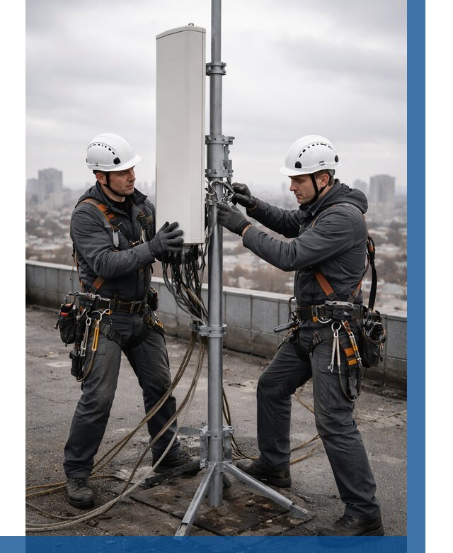 Монтаж антенн связи на крыше в Ростове-на-Доне от 8865 р. | ВЫСОТНИК-Рст