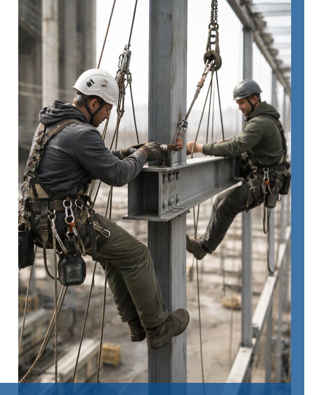 Монтаж металлоконструкций на высоте в Ростове-на-Доне от 3650 р. | ВЫСОТНИК-Рст