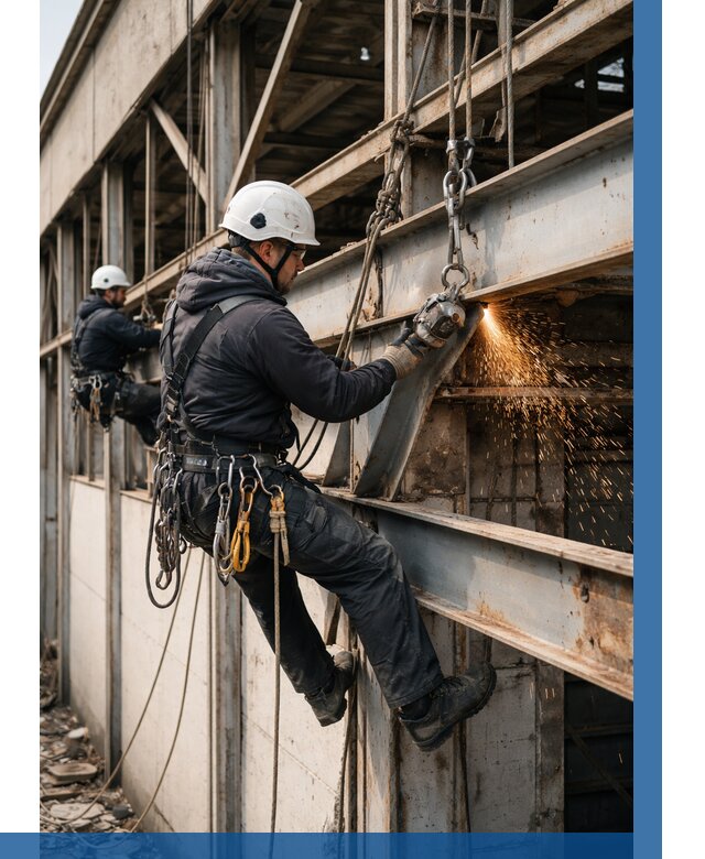 Демонтаж металлоконструкций на высоте в Ростове-на-Доне от 6779р. |ВЫСОТНИК-Рст