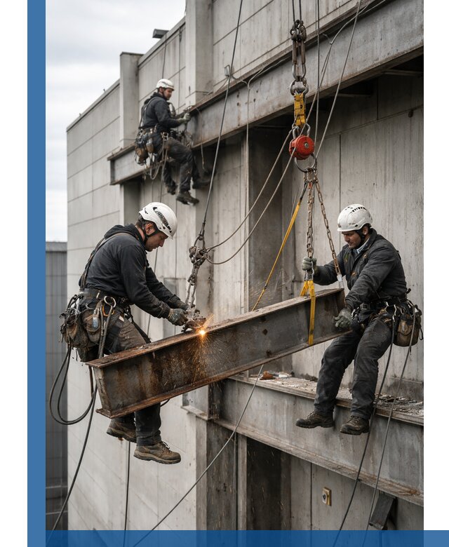 Демонтаж металлоконструкций на высоте в Ростове-на-Доне под ключ