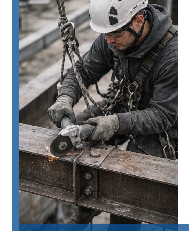 Резка металла на высоте в Ростове-на-Доне для зданий и конструкций