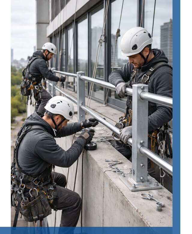 Монтаж ограждений на высоте в Ростове-на-Доне, от 1251 р. | ВЫСОТНИК-Рст