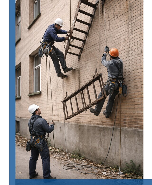 Демонтаж пожарной лестницы в Ростове-на-Доне быстро и безопасно