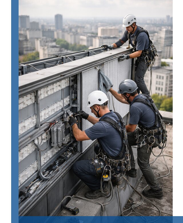 Профессиональное обслуживание крышной рекламы в Ростове-на-Доне под ключ