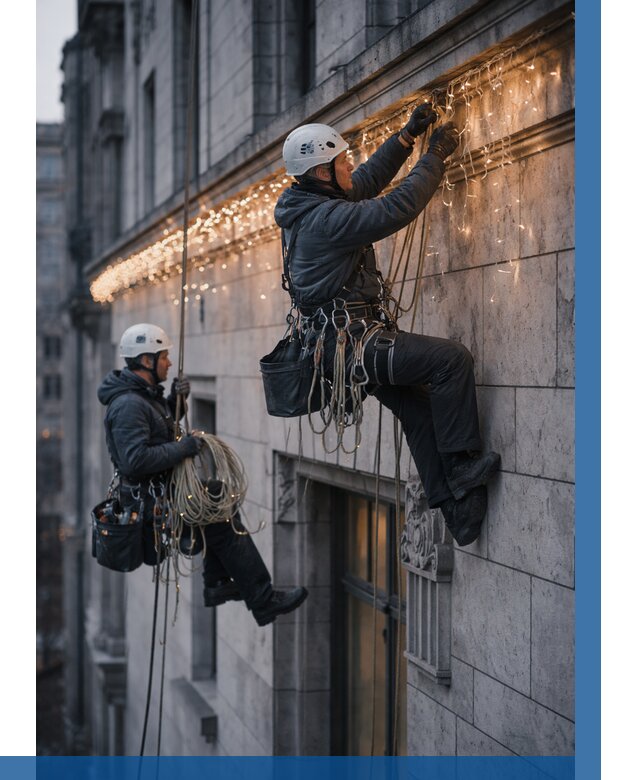 Монтаж новогодней иллюминации в Ростове-на-Доне от 8865 р. | ВЫСОТНИК-Рст