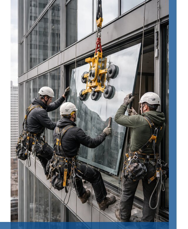 Фасадное остекление зданий под ключ в Ростове-на-Доне от 10429 р. | ВЫСОТНИК-Рст