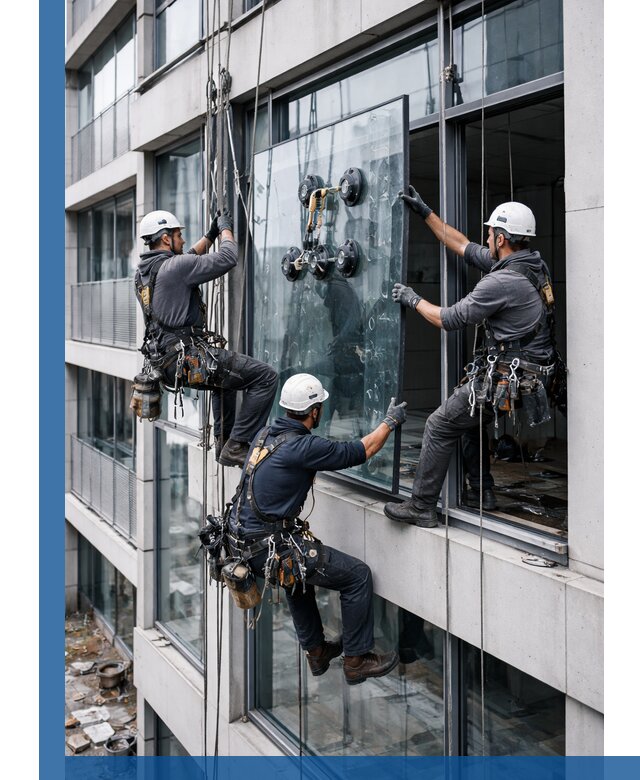 Фасадное остекление и монтаж витражей зданий в Ростове-на-Доне под ключ