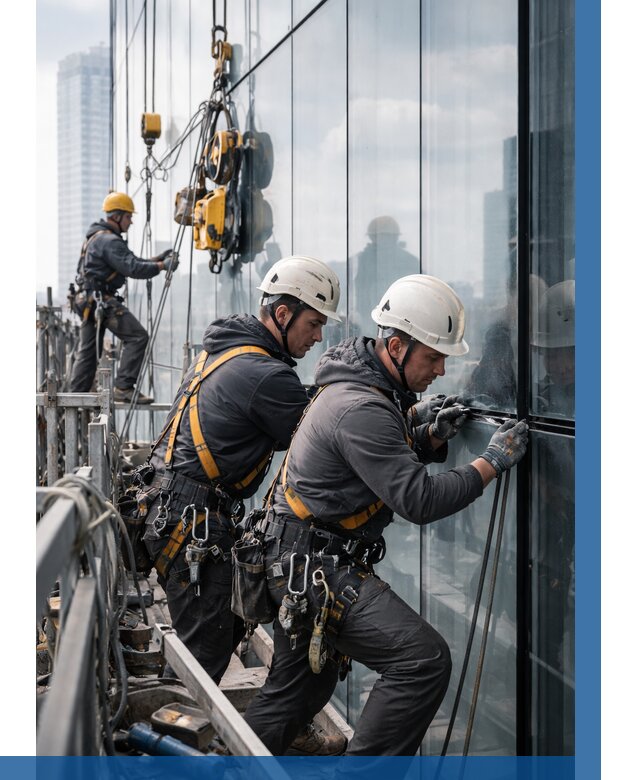 Структурное остекление фасадов в Ростове-на-Доне от 9908 р. | ВЫСОТНИК-Рст