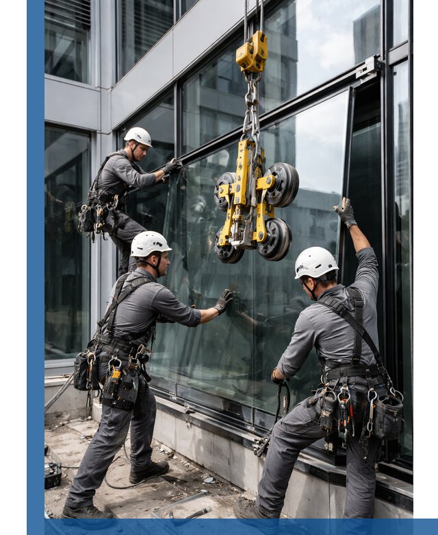 Структурное остекление фасадов в Ростове-на-Доне монтаж и обслуживание