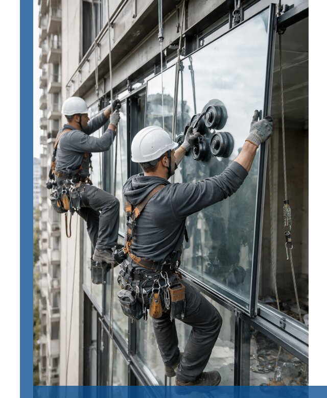 Витражное остекление фасадов и лоджий в Ростове-на-Доне под ключ