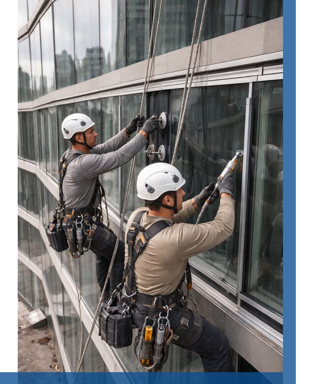 Радиусное остекление фасада в Ростове-на-Доне от 12515 р. | ВЫСОТНИК-Рст