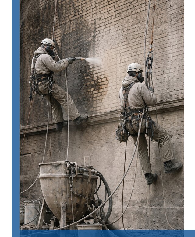 Пескоструйная очистка фасадов в Ростове-на-Доне профессионально