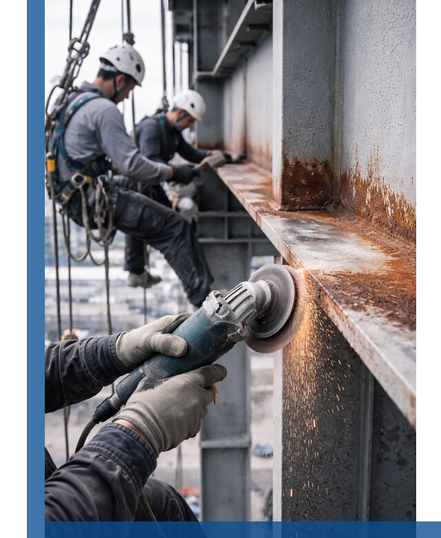 Зачистка металла от ржавчины и подготовка поверхностей в Ростове-на-Доне