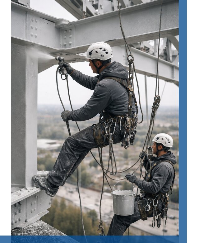 Покраска металлоконструкций на высоте в Ростове-на-Доне 365 р |ВЫСОТНИК-Рст