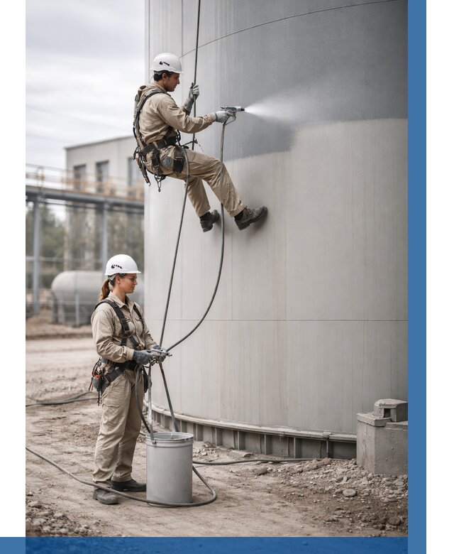 Покраска резервуаров в Ростове-на-Доне от 1251 р. | ВЫСОТНИК-Рст — заказать