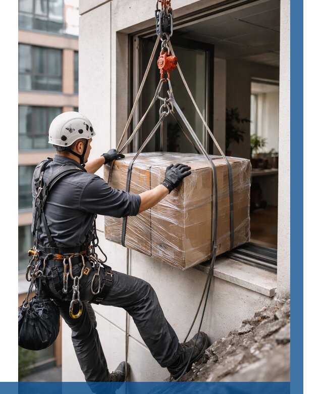 Подъем груза через окно в Ростове-на-Доне от 4693 р. | ВЫСОТНИК-Рст