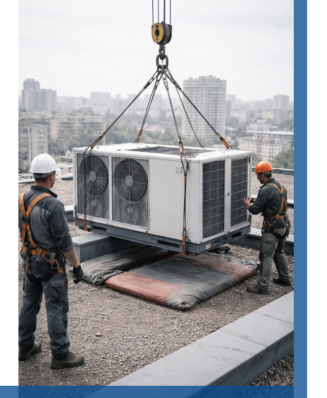 Подъем груза на крышу в Ростове-на-Доне от 5215 р. | ВЫСОТНИК-Рст заказать