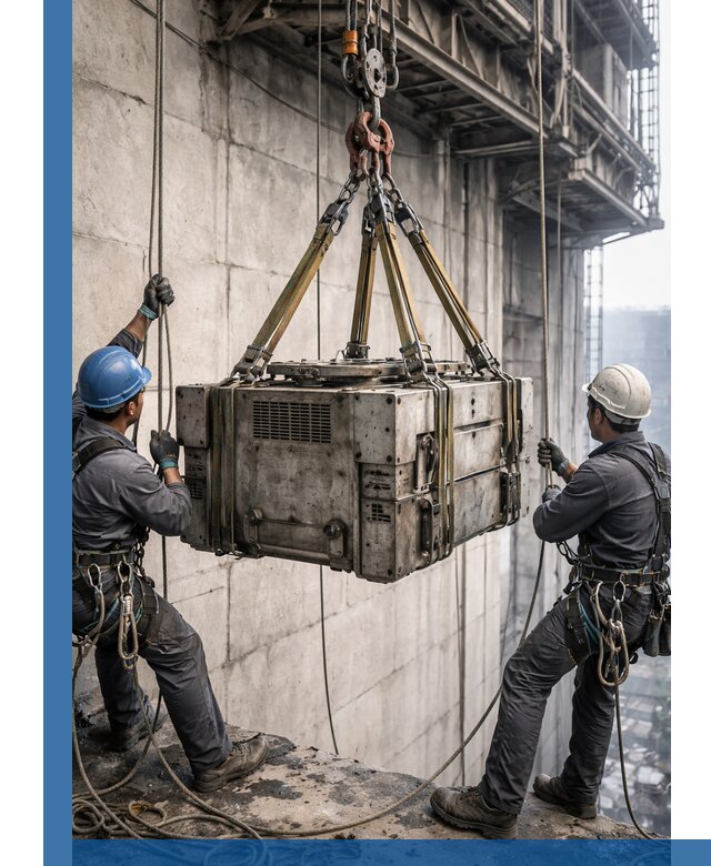 Такелажные работы на высоте, подъем и монтаж грузов в Ростове-на-Доне